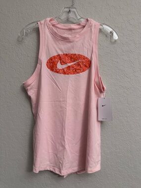 Nike Dri-FIT Icon Clash Womens Size Small Pink/Orange Swoosh (DQ3311-610) NWT